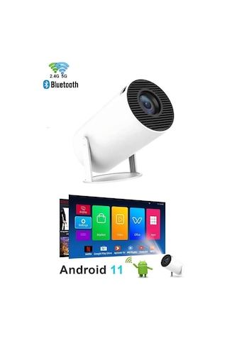 Taşınabilir Sinema Keyfi: Yüksek Kaliteli Mini Projektör Beyaz-129500