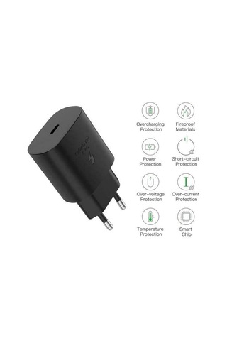 5 Adet 25w Typec Çıkışlı Süper Hızlı Şarj Destekli Adaptör Başlık