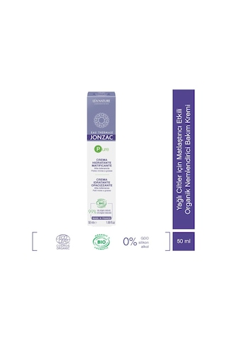 Eau Thermale Jonzac Yağlı Ciltler İçin Matlaştırıcı Etkili Organik Nemlendirici Bakım Kremi 50ml