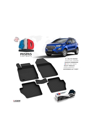 Ford Ecosport 4d Havuzlu Paspas 2018-2022 A+kalite