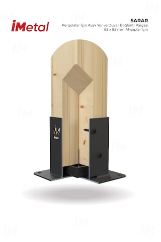 Sarar 85x85 Mm Ahşaplar İçin Ayak Bağlantısı