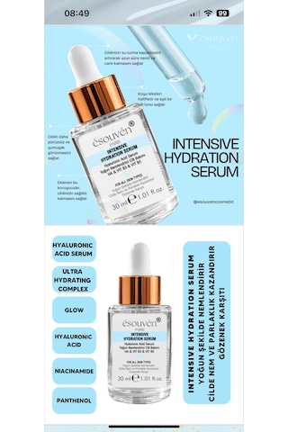 Esouven Yoğun Nemlendirici Cilt Bakımı Kremi 30 ML