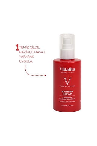 Vidalita Beauty & Care Barrier Onarıcı Nemlendirici Vücut Kremi Ceramide Np, Panthenol & Postbiotic 200 Ml