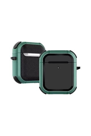Newface Apple Airpods Uyumlu 2 2.nesil Tank Kılıf - Yeşil Çok Renkli