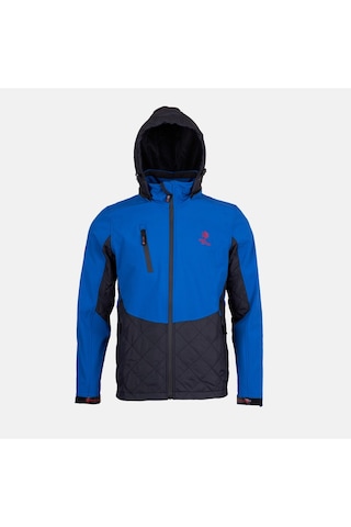Raınsnow Erkek Softshell Mont-Saks Saks Mavi