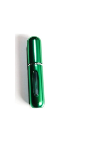 Yeşil Cep Parfüm Şişesi Çanta İçi Mini Doldurulabilir Seyahat Yedek Parfüm Şişesi 5 Ml Yeşil