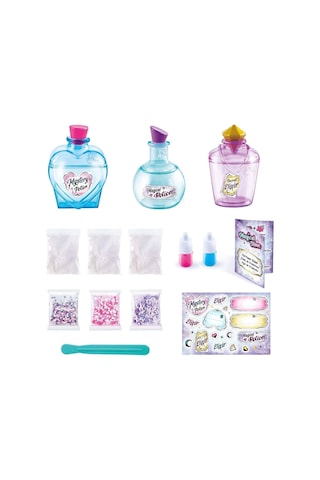 Slime Sihirli İksir Yapım Seti 3 Çalkalayıcılı Kendin Yap Slime Deney Seti Çok Renkli