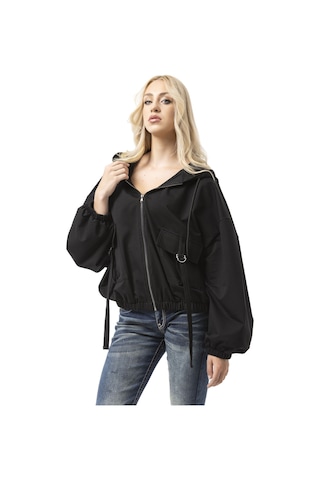 Cipo & Baxx Wl368 Hoodıe Sweatjacket Black