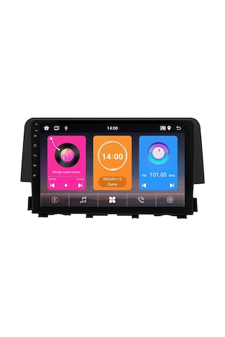 Honda Civic Fc5 Android Multimedya Sistemi 2016-2021 Crv-4146xaa