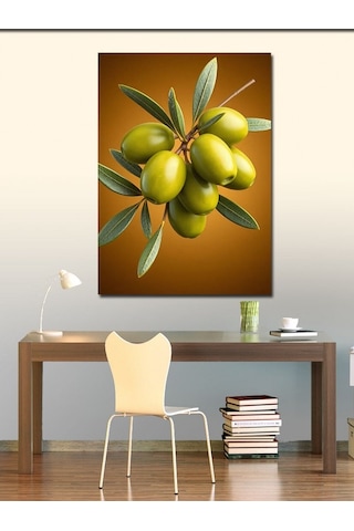 Kanvas Tablo Zeytin Dalı Doğallığı 100cmx140cm