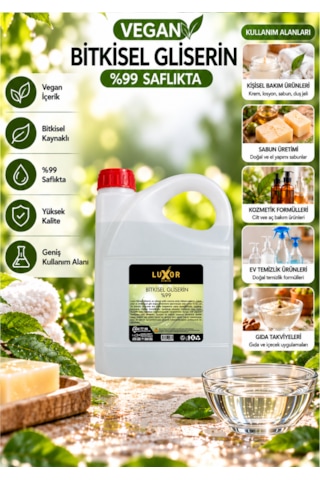 Kimya Bitkisel Gliserin 4 Kg Vegan Glycerine Nem Desteği