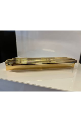 Varna Oval Metal Kulp 128mm Altın Dolap Kapak Modern Çekmece Mobilya Tv Ünite Komidin Vestiyer Gold Altın