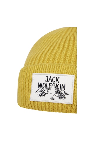 Jack Wolfskin Jack Wolfskın Jack Wolfskın Badge Beanıe Unısex Hardal Bere 69 Hardal