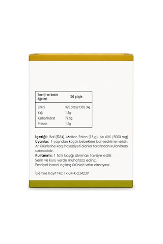 Arı Sütü Bal Polen 230 Gr