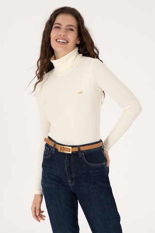 U.s. Polo Assn. Kadın Sweatshirt 50313430-vr256 İnci