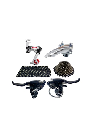 Sunrun Vites Takımı Komple Set 3x7 21 Vites Siyah
