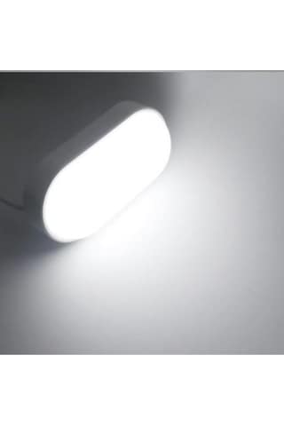 Horoz Aydos 20w Oval Beyaz Led Nem Su Geçirmez Banyo Bahçe Modern Tavan Lambası Beyaz Işık Modern Tavan Lambası Beyaz