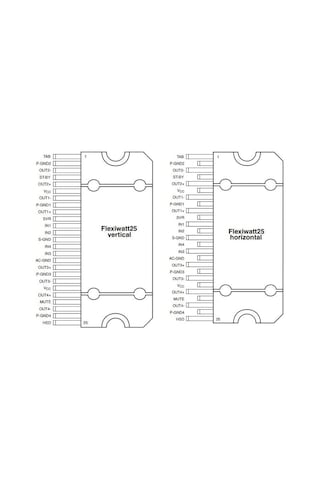 Tda7560 Flexiwatt-25 Amplifikatör Ses Entegresi