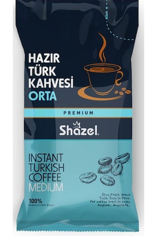 Shazel Ofis Seti Hazır Orta Türk Kahvesi 10 X 9 Gr X 3 Adet Türk Kahvesi