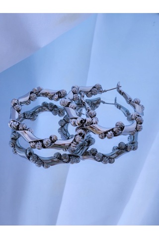 Dorika Sarmal Model Halka Model Silver Gümüş Renk Silver