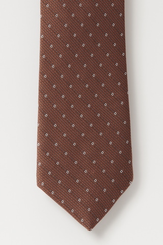 Ac&Co / Altınyıldız Classics Erkek Kahverengi Desenli Kravat Kahverengi