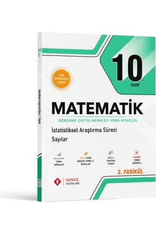 Sonuç Yayınları 10. Sınıf Matematik Set 2025 2026 Yeni Müfredat