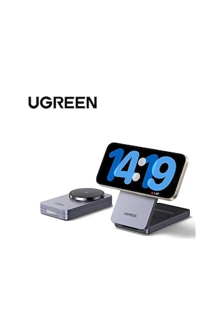 Ugreen 45023 2in1 Magsafe Kablosuz Hızlı Şarj Aleti (Outlet)