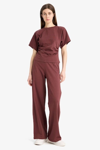 DeFacto Wide Leg Basic Düz Geniş Paça Premium Pantolon E5782AX25SPBR475