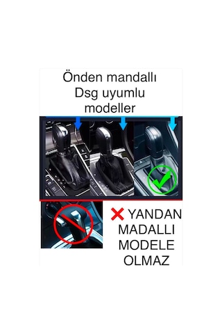 Dsg Vites Topuzu Karbon Desenli Koruma Kılıfı Passat B8 B7 Golf 7 Leon 2013-2020 2.resime Bakınız Karbon