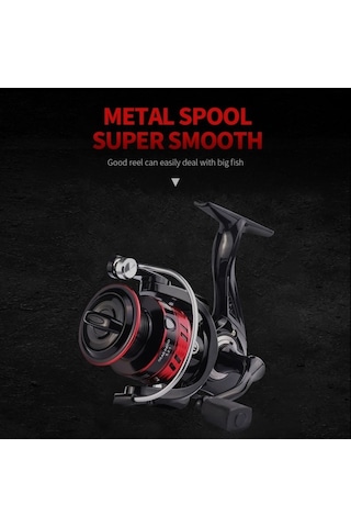 Novahub Tüm Metal Balıkçı Makarası - Profesyonel Olta Misinası Atma Çubuğu, Deniz Oltası & Yuvarlak Çapa Seti, Uzun Menzilli Tuzlu Su Balıkçılığı İçin Özel Tasarım