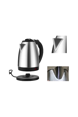 Plentifulkettle Su Isıtıcı C F Priz Uyumlu 220 - 240 V Paslanmaz Çelik Kablolu