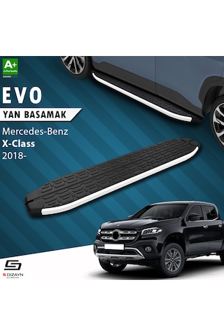 S-dizayn Mercedes X-class Evo Aluminyum Yan Basamak 203 Cm 2018 Üzeri