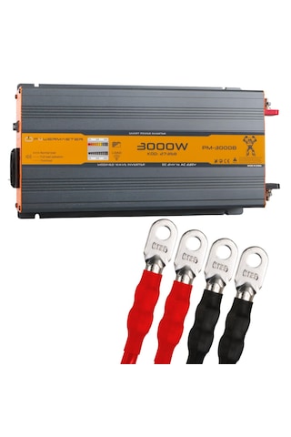 Powermaster 24 Volt 3000 Watt Modifiye Sinüs İnverter