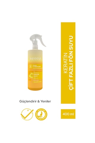 Çift Fazlı Keratin Içeren Fön Suyu 400 ML