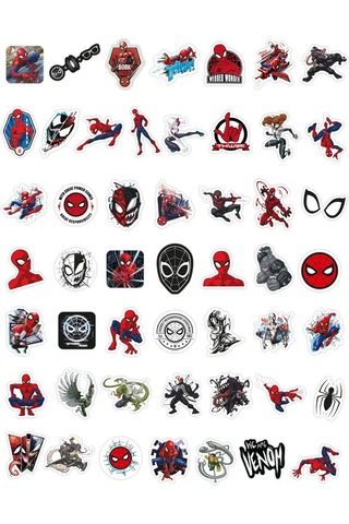 Priority. Spider-man Sticker'ları 50 Adet 164776394
