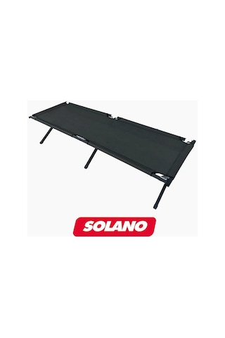 Solano Fishing Katlanabilir Kampet Taşıma Çantalı Dayanıklı Kamp Yatağı Siyah
