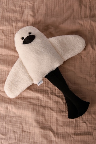 Sevimli Peluş Çocuk Uyku Arkadaşım - 50 Cm Çocuk Bebek Oyun Uyku Arkadaşı Duffy Ördek Yastık Beyaz