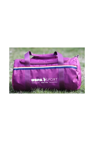 U.S. Polo Assn. Büyük Boy Unisex Çok Gözlü Spor Fitness Seyahat Çantası Lacivert 50 25 25 Cm Ölçüleri Mor