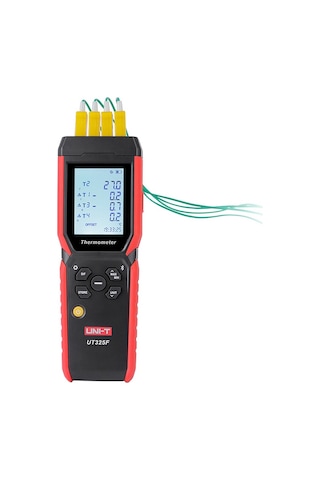Uni-t Ut325f Akıllı Yüksek Hassasiyetli Dijital 4 Kanallı Temaslı Termometre