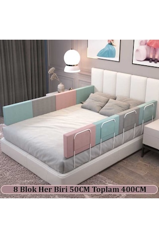 400 Cm Serenty Plus Yatak Bariyeri Bebek ve Çocuk Korkuluğu Gri