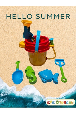 Efe Oyuncak Hortumlu Büyük Plaj Kovası 700