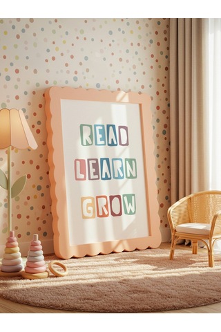 Read Learn Grow Dijital Baskı Poster V5 Çerçevesiz