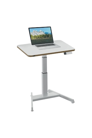 Leitz Ergo Elektrikli Sit Standing Küçük Çalışma Masası Kod:65340001 Beyaz