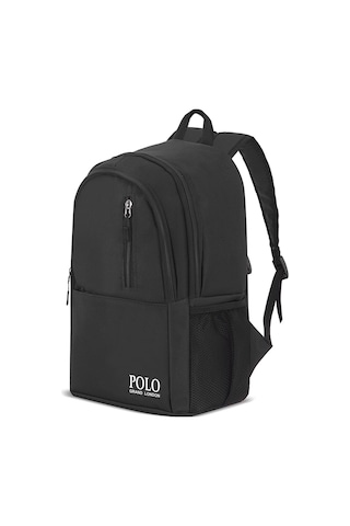 Orijinal Unisex Çok Gözlü Su Geçirmez Spor Kurs Laptop Gezi Seyahat Ve Günlük Kullanım Sırt Çantası siyah