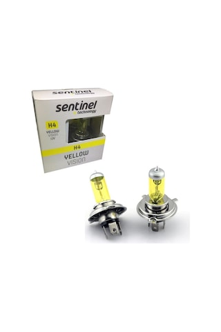 Sentinel H4 Sarı Işık Ampul 12V 90W