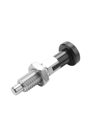 Hha 2x M10 Paslanmaz Çelik Kendinden Kilitleme Endeksi Piston Pimi, Bölme Kafası Için Kendinden Kilitleme Fonksiyonlu