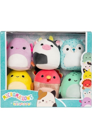 Squishmallows Micromallows 6'lı Figür Paketi Mm0011 Çok Renkli