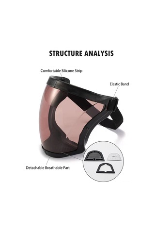 Aubyhe Kaynakçılar İçin Yüksek Sıcaklığa Dayanıklı Solunabilir Koruyucu Yüz Kalkanı - Değiştirilebilir Pedli