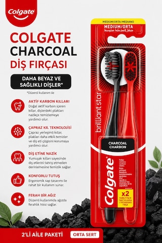 Colgate Brilliantstar Diş Fırçası 2li