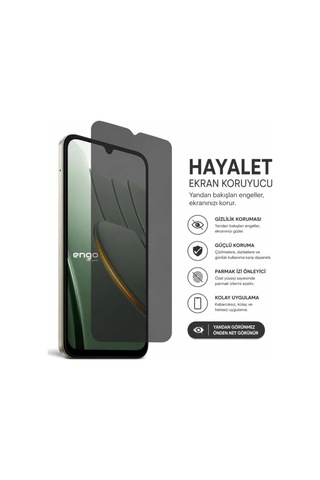 Poco C81 Pro İle Uyumlu Hayalet Ekran Koruyucu, Yandan Görünmeyen Anti-spy Gizlilik Privacy Koruması, 9h Temperli